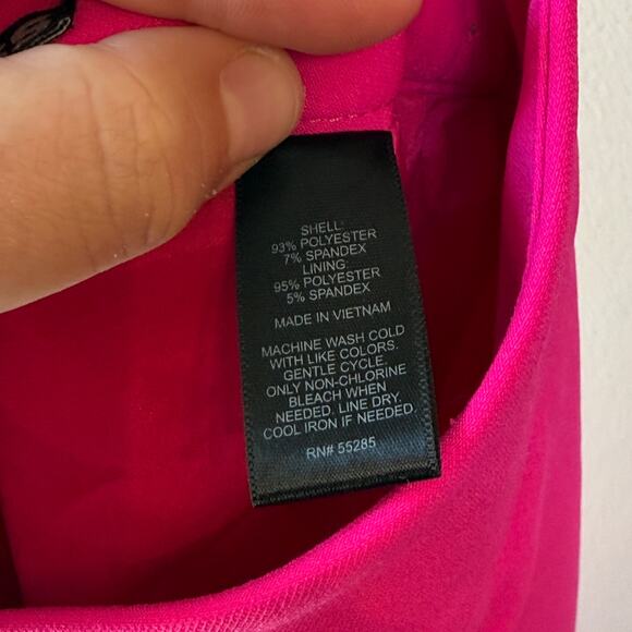 Express Women's Aline Flared Mini Skirt Hot Pink Size 00 - Picture 4 of 6